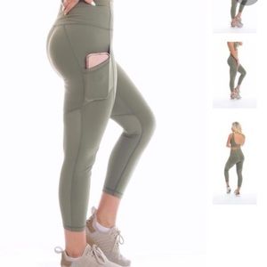 Paragon Cristina Capron Green Leggings